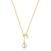 Aura -Single pearl Necklace